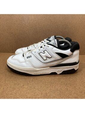 New Balance 550 Mens White/Black Oreo Casual Sneakers Size 8.5 Womens 10